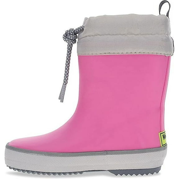Western Chief Unisex Kids Waterproof Mid-Calf Rain Boots, Pink, Size 5