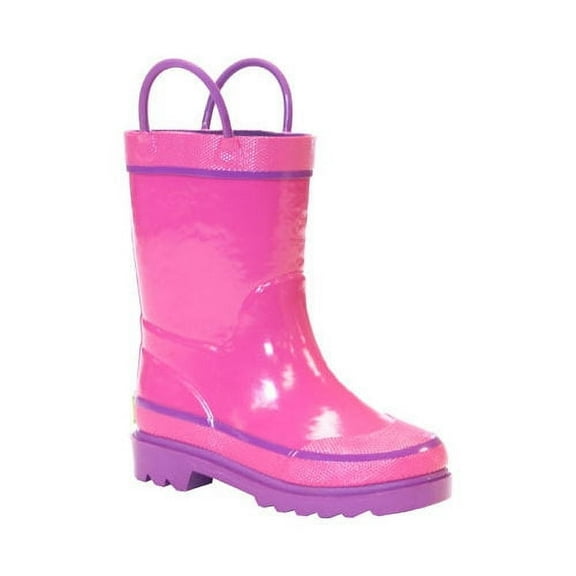 Western Chief Unisex Kids Waterproof Rain Boot, Pink, 2