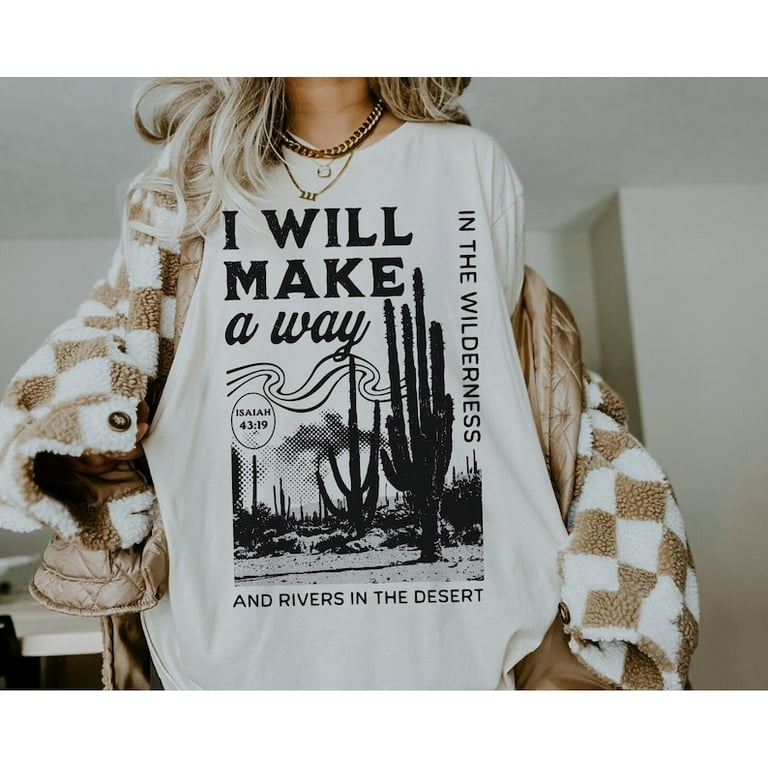 He Will Make a Way Retro Christian Hoodie He Will Make a Way Retro Christian Hoodie