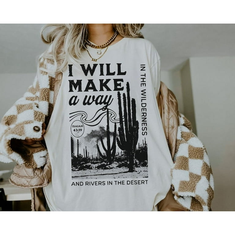 He Will Make a Way Retro Christian Hoodie He Will Make a Way Retro Christian Hoodie