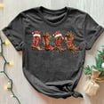 thumbnail image 1 of Western Christmas Boots T-Shirt | Cowboy Hat Holiday Lights Graphic Tee, 1 of 3
