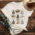 thumbnail image 1 of Western Christmas Coquette Tree T-Shirt, Country Holiday Cowboy Tee, 1 of 6