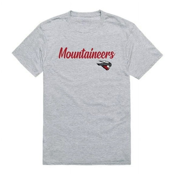 Western Colorado University Mountaineers Script T-Shirt, Heather Grey - Extra Large