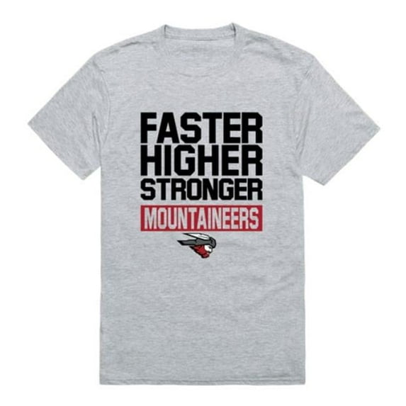 Western Colorado University Mountaineers Workout T-Shirt, Heather Grey - Large