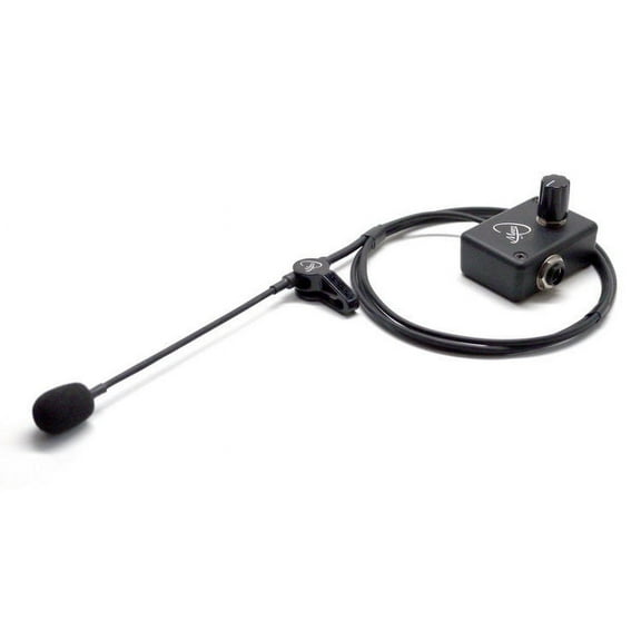 Western Concert Flute Microphone with Flexible Micro-Gooseneck by Myers Pickups