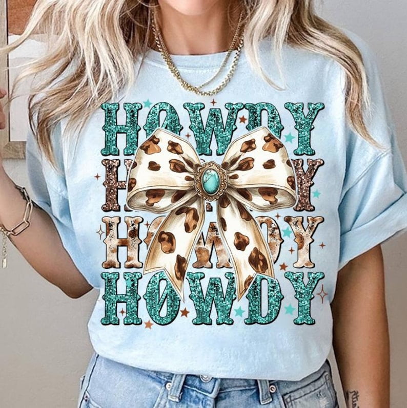 Turquoise Cowgirl-Tshirt main image 1