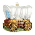 thumbnail image 1 of Western Covered Wagon Stagecoach Polish Glass Christmas Tree Ornament Decoration, 1 of 3