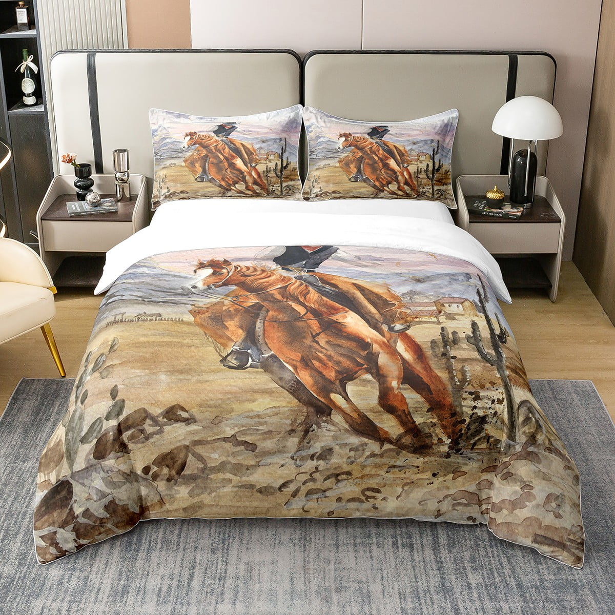 Spring Cowboy Hat WN2409061CL Duvet Cover Set main image 1