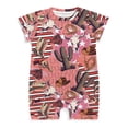 thumbnail image 1 of Western Cowboy Baby Romper Girl Cowboys Boot Hat Goat Cactus American Flag Short Sleeve Baby Jumpsuit Cozy Baby Bodysuit, 1 of 6