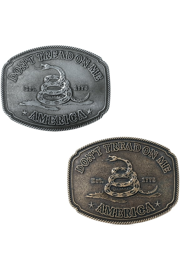 Western Cowboy Belt Buckle - Patriotic American Flag Deerhide Belt,Punk Belt Buckle,Men's and Women's Western Belt Buckle