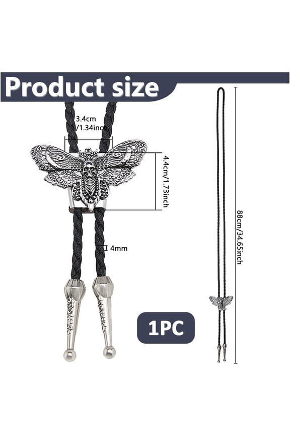 Western Cowboy Bolo Tie Adjustable Cowboy Leather Necktie Alloy Bolo Tie Western Necklace Costume Accessories