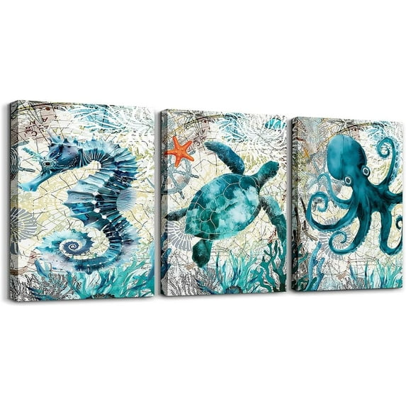 Western Cowboy Canvas Wall Art Aesthetic Black and White Cactus Cowboy boots Painting Picture Wall Decor Vintage Southwestern Desert Poster Print Artwork for Living Room Bedroom(Only canvas)