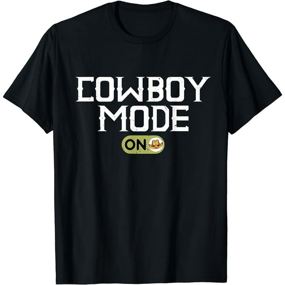 Western Cowboy Country Enthusiast Cowboy Mode On Rodeo T-Shirt