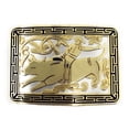 thumbnail image 1 of Western Cowboy/Cowgirl Gold Silver Metal Large Belt Buckles In Multi Symbol, 1 of 2