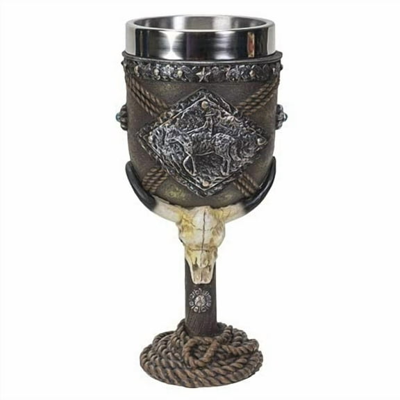 Western Cowboy Goblet Chalice Cup
