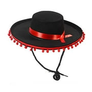 Western Cowboy Hat Feather Trim Party Hat for Women Men Carnival