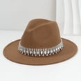 thumbnail image 1 of Western Cowboy Hat For Men And Women With Rhinestone Gemstone Stylish Heart Flat Brim Party Hat Country Dance Accessory, 1 of 3