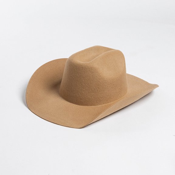 Western Cowboy Hat Women Men Autumn Winter Casual Felt Cowgirl Hat Outdoor Sunshade Warm Concave Shape Fedoras Top Hat