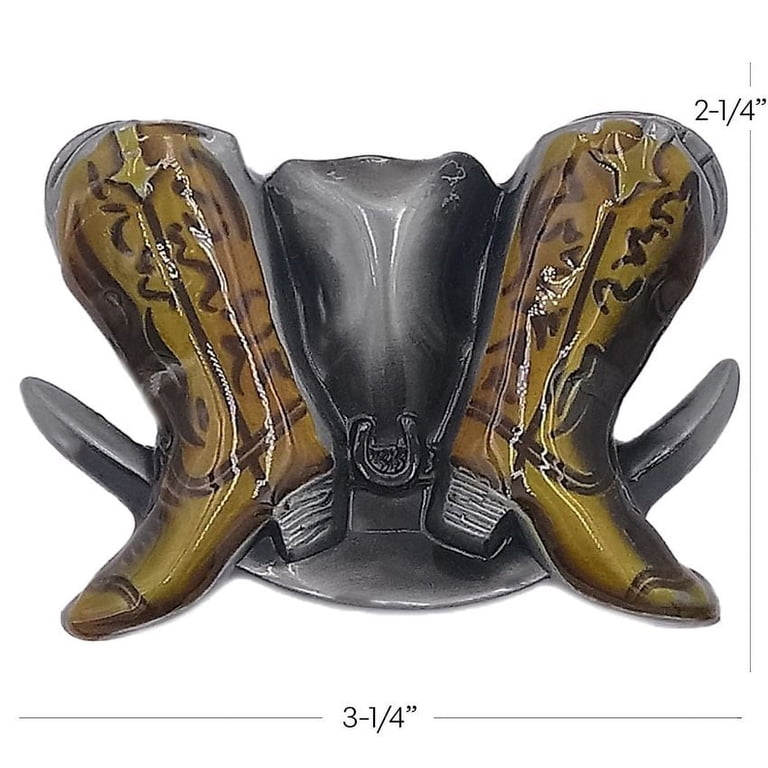 Lot of 6 Women\'s Vintage Western Belt Buckles Longhorn Texas Cowboy Boot Horse Small Women main image 4