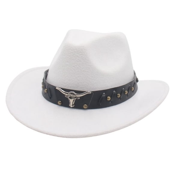Western Cowboy Hat for Kids Boy Girl Classic Cowboy Cowgirl Dress Up Hat with Buckle Belt