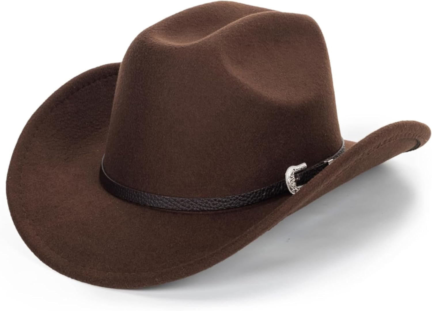 DOVACKA Western Cowboy Hat for Men Women Classic Fedora Hat 