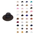 thumbnail image 1 of Western Cowboy Hat for Men Women Coffee Cowboy Country Unisex Halloween Classic Roll Up Fedora Hat, 1 of 5