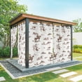 thumbnail image 1 of Western Cowboy Outdoor Curtains for Patio Waterproof, Retro Brown Desert Ethnic Horse Grommet Curtains for Porch Outside Privacy Drape for Gazebo Garden Pergola, 2 Panels, 54x108in, 1 of 9