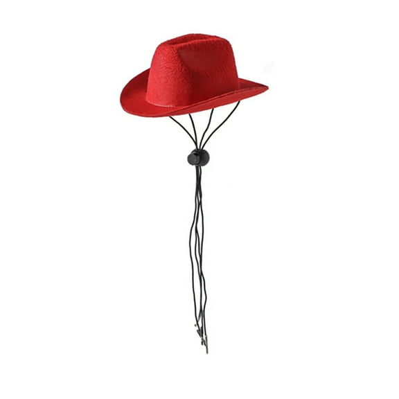 Western Cowboy Pet Hat with Adjustable Design for Cats and Dogs
