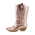 thumbnail image 1 of Western Cowboy Pointed Toe Knee High Pull On Tabs Boots, 1 of 4