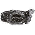 thumbnail image 1 of Western Cowboy Rhinestone Bling Mesh Stone Belt - Multi Color Options, 1 of 5