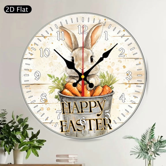 Western Cowboy Rodeo Life Round Wall Clock Silent Non Ticking Rustic Farmhouse Home Decor Gift