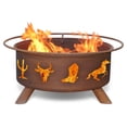 thumbnail image 1 of Western Cowboy Steel Fire Pit by Patina Products, 1 of 6