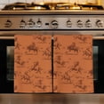 thumbnail image 1 of Western Cowboys Kitchen Towels Set of 1, Orange Vintage Country Nature Scenery Absorbent Dish Towels for Kitchen, Microfiber Hand Towel, Quick Drying Tea Towel for Cleaning Decorative Dishcloths, 1 of 7