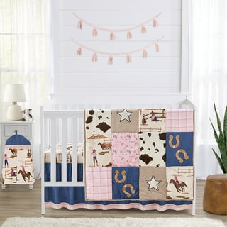 Denim crib bedding sale