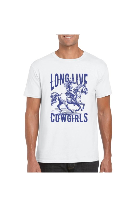 Western Cowgirl Country Rodeo Southern Woman Gift Style Unisex T-Shirt