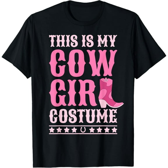 Western Cowgirl Outfit Women Cowboy Tee Cute Cowgirl Costume T-Shirt Tops Tee