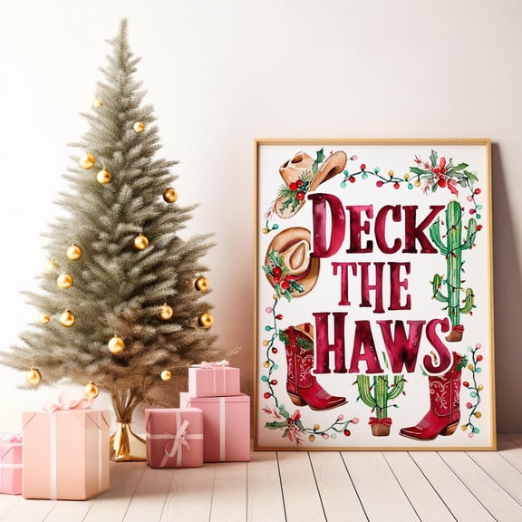 Western, Cowgirl Poster Apartment Decor, Trendy Wall Art, Rusticposter, Unframed Canvas Size 8x12