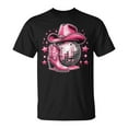 thumbnail image 1 of Western Cowgirl Rodeo Disco Retro Bachelorette Party T-Shirt - Fun Bridal Shower & Engagement Tee, Nashville Girls Trip Apparel for Women, Unique Graphic Design, 1 of 3