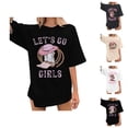 thumbnail image 1 of Western Cowgirl Style Graphic Tees for Women 2026 Summer Casual Short Sleeve Crewneck T Shirts Country Music Shirt, 1 of 6