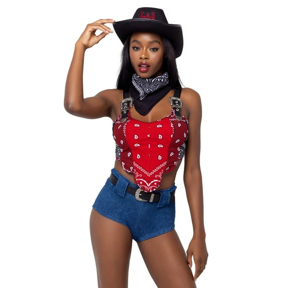 Western Cowgirl Women's Halloween Cosplay Costume
