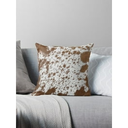 Faux Cowhide Pillow