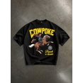 thumbnail image 1 of Western Cowpoke Graphic Vintage Grunge Y2k Cotton Men's Women's T-Shirt, 1 of 6