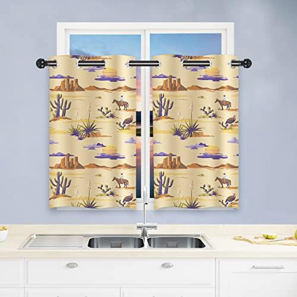 Western Curtains American West Wooden Barn Rustic Vintage Leather Hat