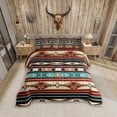 thumbnail image 1 of Erosebridal Southwest Comforter Set, Queen Size, 3-Piece Rustic Bohemian Bedding Decor, 1 of 8