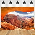 thumbnail image 1 of Western Desert Landscape Backdrop Cactus Plant Sand Blue Sky Birthday Party Portrait Photography Background r Photo studio, 1 of 5