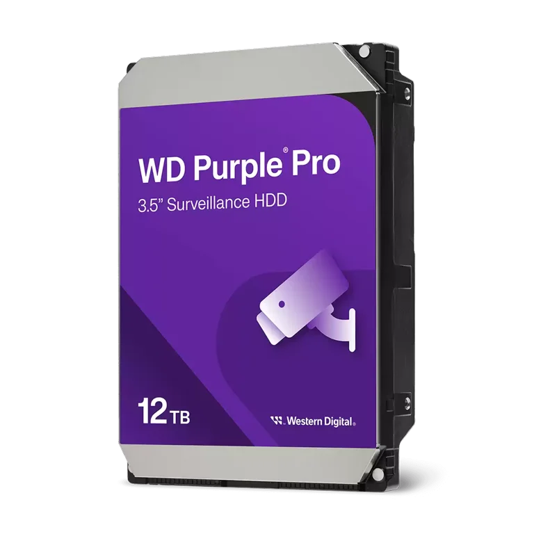 Western Digital 12TB WD Purple Pro Surveillance SATA HDD, 3.5