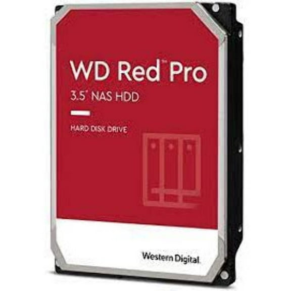 Western Digital 16TB WD Red Pro NAS 3.5 HDD - 7200 RPM, SATA, CMR WD161KFGX