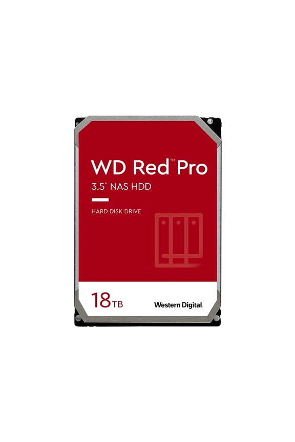 WD Red Pro 18TB 3.5" SATA 7200rpm Internal Hard Drive WD181KFGX