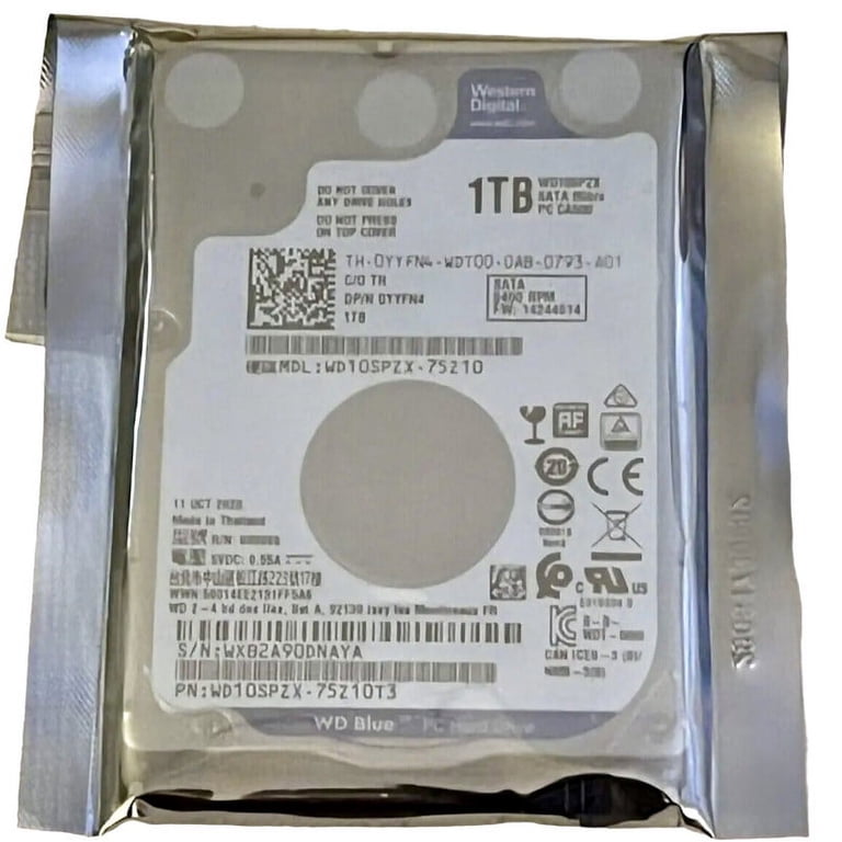 Western Digital 3.5” HDD 1TB SATA [4個] Western Digital 1TB 5400RPM SATA III 2, 5