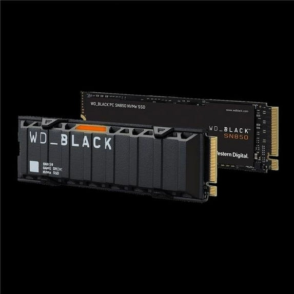Western Digital 1TB M.2 PCIe SN850 Retail Solid State Drive, Black